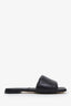 Bottega Veneta Black Leather Lido Slides Size 35.5