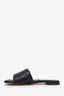 Bottega Veneta Black Leather Lido Slides Size 35.5