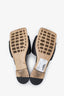Bottega Veneta Black Leather Lido Slides Size 35.5