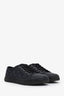 Gucci Black Canvas Logo Low Top 'Ace' Sneakers Size 37