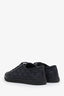Gucci Black Canvas Logo Low Top 'Ace' Sneakers Size 37