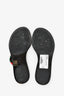 Gucci Black GG Embossed Web Flip Flops Size 36