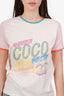 Pre-Loved Chanel™ 2017 White Cotton 'Viva Coco Cuba Libre' T-Shirt Size S