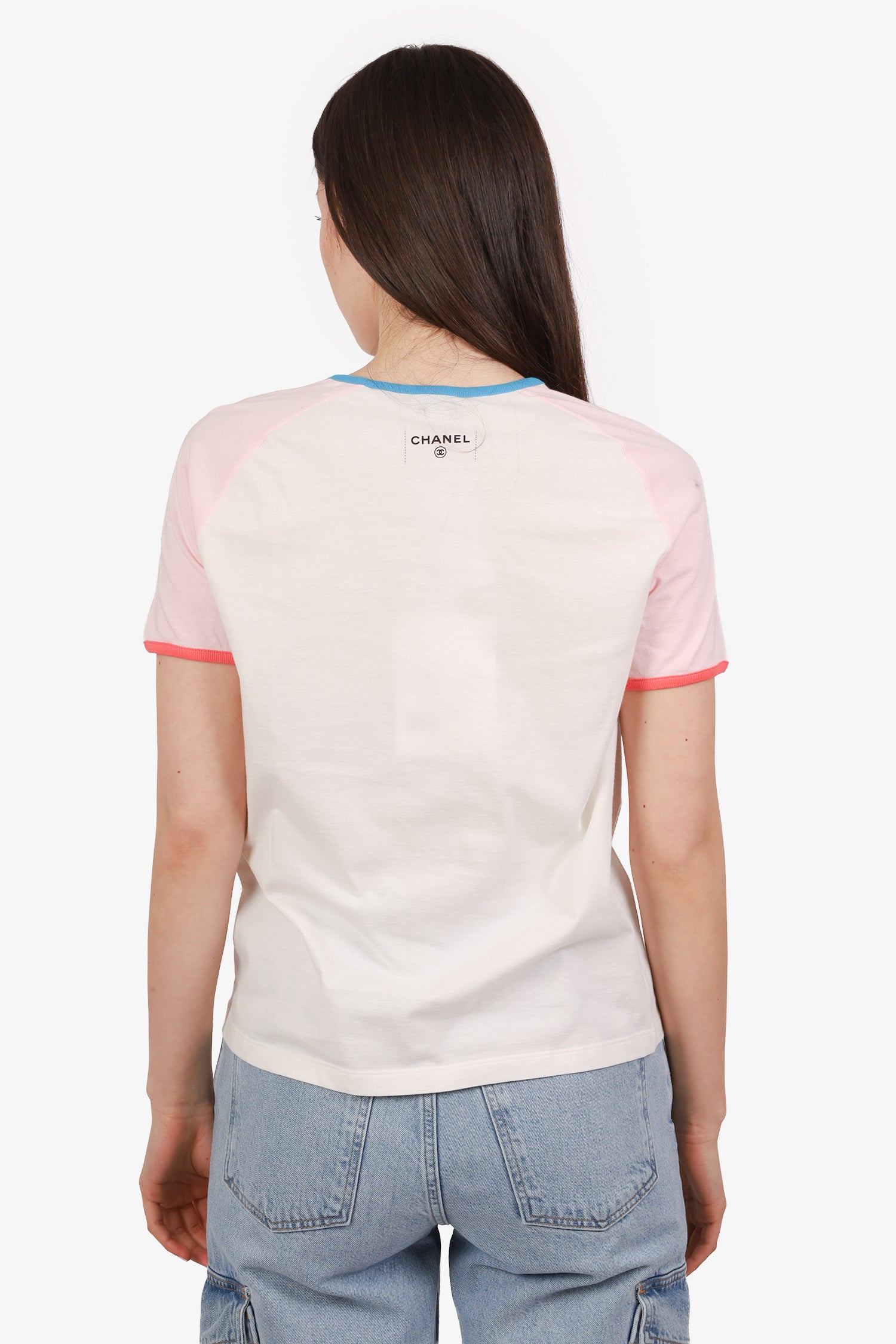 Pre-Loved Chanel™ 2017 White Cotton 'Viva Coco Cuba Libre' T-Shirt