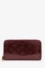 Louis Vuitton Red Patent Vernis Zippy Wallet