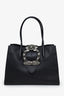 Miu Miu Black Leather Lady Leather Handbag