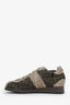 Fendi Brown/Beige Zucca Canvas Sneakers Size 38.5