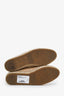 Pre-Loved Chanel™ Beige/Black Leather Interlocking CC Logo Espadrilles Size 36