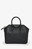 Givenchy Black Leather Mini Antigona Bag With Strap