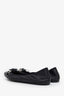 Gucci Black Square Toe Horsebit Ballet Flat Size 36.5