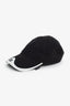 Balenciaga Black Cotton BB Logo Baseball Hat Size L