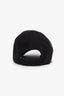 Balenciaga Black Cotton BB Logo Baseball Hat Size L