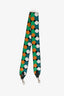 Hermès Green/Blue/Black Canvas Flipperball Bag Strap