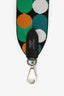 Hermès Green/Blue/Black Canvas Flipperball Bag Strap