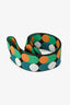 Hermès Green/Blue/Black Canvas Flipperball Bag Strap