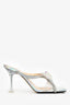 Mach & Mach Crystal Flower Heeled Sandals Size 37.5