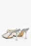 Mach & Mach Crystal Flower Heeled Sandals Size 37.5