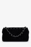 Pre-Loved Chanel™ 2004-05 Black Velvet Classic Extra Mini Flap Bag