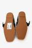 Rag & Bone Black Leather 'Anteros' Buckled Mary Jane Espadrilles Size 37