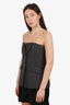 Simkhai Grey/White Striped Billie Bustier Top Size 6