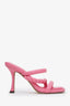 Jimmy Choo Pink Leather Strappy Heels Size 36