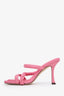 Jimmy Choo Pink Leather Strappy Heels Size 36