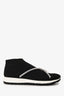 Jimmy Choo Black Knit Crystal Embellished Sneakers Size 36