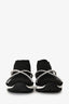 Jimmy Choo Black Knit Crystal Embellished Sneakers Size 36