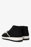 Jimmy Choo Black Knit Crystal Embellished Sneakers Size 36