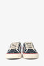Gucci Navy/Green Denim GG Supreme Tennis 1966 Sneakers Size 35