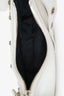 Balenciaga White Crankled Leather Le Cagole XS Crossbody