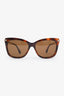 Jimmy Choo Tortoise Round Frame Sunglasses