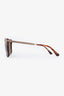 Jimmy Choo Tortoise Round Frame Sunglasses