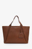 Akris Punto Brown Leather Tote Bag