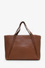Akris Punto Brown Leather Tote Bag