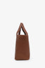 Akris Punto Brown Leather Tote Bag
