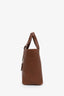 Akris Punto Brown Leather Tote Bag