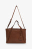 Akris Punto Brown Leather Tote Bag
