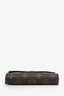 Louis Vuitton Brown/Red Monogram 'Pallas' Compact Wallet