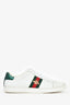 Gucci White Leather Web Bee Ace Sneakers Size 41