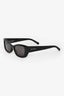 Saint Laurent Black Acrylic Logo Cat Eye Sunglasses