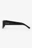 Saint Laurent Black Acrylic Logo Cat Eye Sunglasses