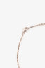 Hermès Orange/Silver Palladium Plated 'Mini H Pop' Pendant Necklace