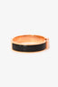 Hermès Black/Rose Gold Plated 'Clic Clac' Bracelet