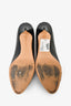 Salvatore Ferragamo Black Leather Bow Detail Pumps Size 10.5