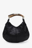 Saint Laurent Black Leather Mini Mombasa Top Handle Bag