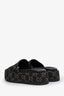 Gucci Black Denim GG Monogram Angelina Platform Slide Sandals Size 35.5