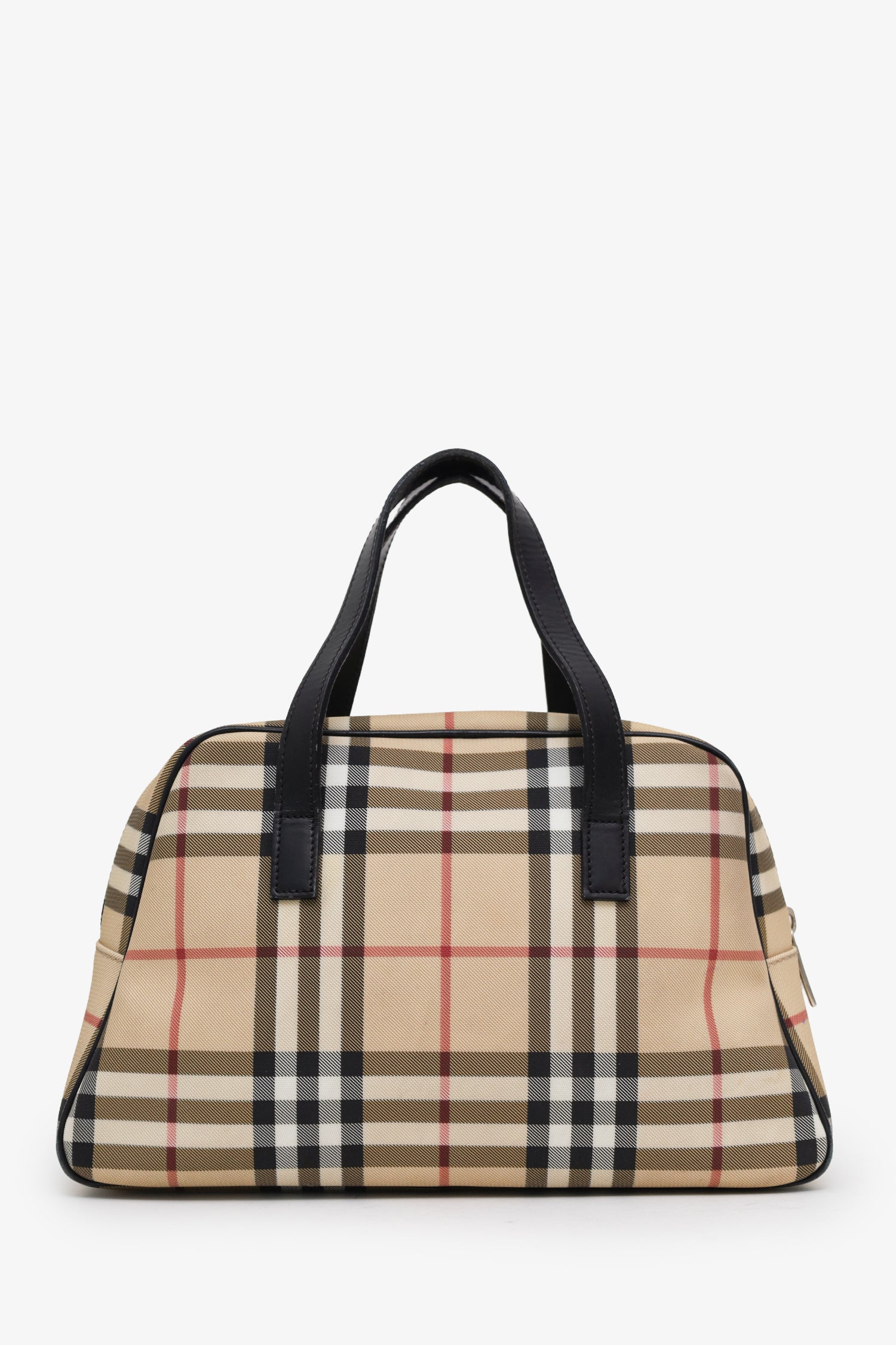 Burberry Novacheck Canvas/Leather Top Handle Bag – Mine & Yours