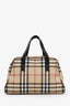 Burberry Novacheck Canvas/Leather Top Handle Bag