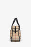 Burberry Novacheck Canvas/Leather Top Handle Bag